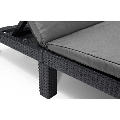 Комплект складаних шезлонгів Keter DAYTONA DELUXE 2 шт Графіт - 3 Комплект складаних шезлонгів Keter DAYTONA DELUXE 2 шт Графіт 003619 фото - 3