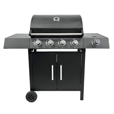 Газовий гриль з чавунною решіткою Garden Line BBQ8083 Чорний BBQ8083