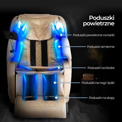 Крісло масажне Mebel Elit RX ULTRA PRO MAX Бежевий ME.RXULTRAPROMAX/BZ/E/FW фото - 25