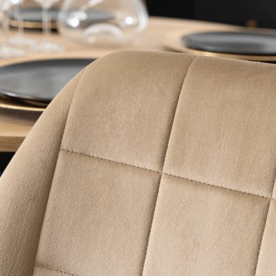 Обеденный стул Mebel Elit IRYS Welur Бежевый ME.IRYS/BZ/V/K фото - 8