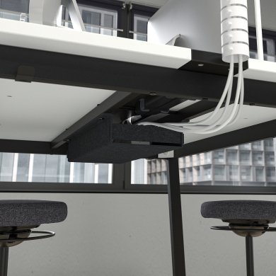 Письменный стол для работы сидя/стоя MITTZON Белый - 3 IKEA Письменный стол для работы сидя/стоя MITTZON Белый (ИКЕА МИЦОН) 09533433 фото - 3