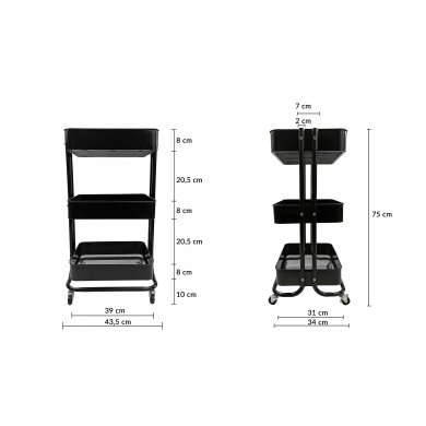 Візок Kontrast Чорний 6.02.20044 фото - 12