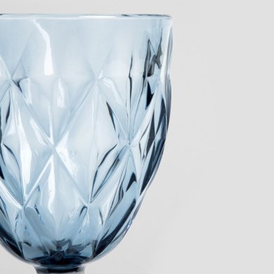 Набір келихів Homla LUNNA 340 мл Блакитний 241217 фото - 3