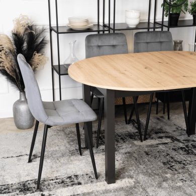 Розкладний обідній стіл Mebel Elit HARRY Дуб рів'єра - 14 Розкладний обідній стіл Mebel Elit HARRY Дуб рів'єра B.HARRY/DR/CZ/S фото - 14