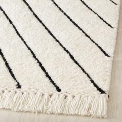 IKEA Ковер SANDNING 170х240 см Белый (ИКЕА ШЛИФОВАНИЕ) 60556223 фото - 4