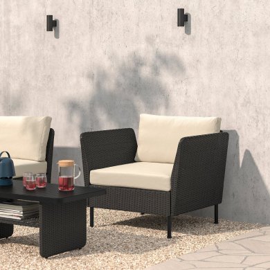 IKEA Садове крісло VITTSKAR Бежевий (ИКЕА ВИТТСКАР) 09591036 фото - 4