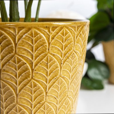 Кашпо Homla SLANO 13x13 см | Горчичный - 7 Кашпо Homla SLANO 13x13 см | Горчичный 163191 фото - 7