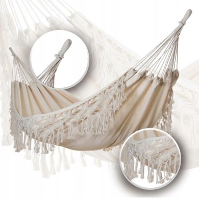 Гамак Kontrast MIDAS 200х150 см Экрю - 2 Гамак Kontrast MIDAS 200х150 см Экрю 5.02.211552 фото - 2