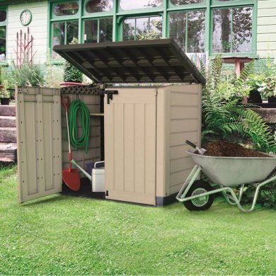 Садовый шкаф Keter STORE IT OUT MAX 1200 л Бежевый 230438 фото - 4