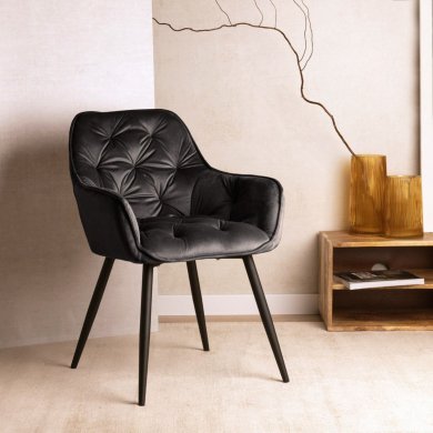 Обідній стілець Homla CHERRY Чорний 200176 фото - 8