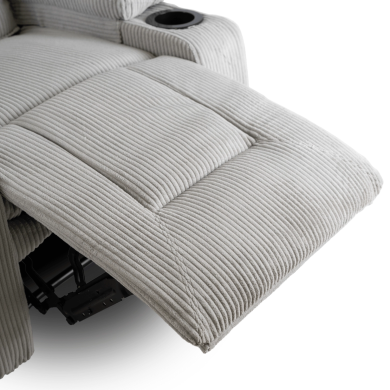 Крісло м'яке розкладне масажне з реклайнером Mebel Elit BOX Velvet Сірий ME.BOX2/P/SZTR/FW фото - 11