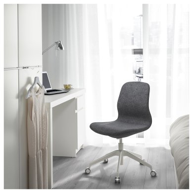 IKEA Офісне крісло LANGFJALL Темно-сірий (ИКЕА ЛАНГФЬЯЛЛЬ) 49252384 фото - 11