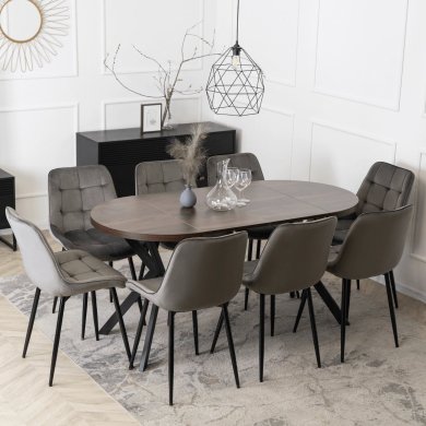 Розкладний обідній стіл Mebel Elit DORIAN Горіх - 11 Розкладний обідній стіл Mebel Elit DORIAN Горіх ME.DORIAN/O/CZ/S фото - 11