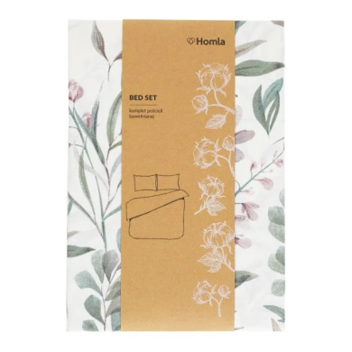 Комплект постільної білизни Homla FLORIDO 160x200 см Принт 213475 фото - 2