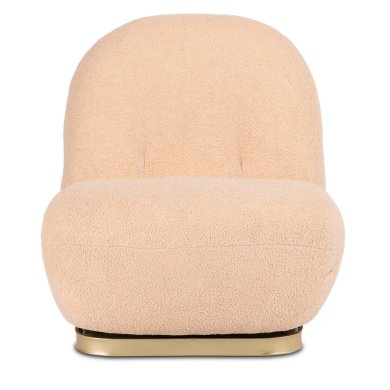 Кресло мягкое поворотное Mebel Elit SONNY Boucle Оранжевый ME.SONNY/BZ/ZL/TB/FW фото - 2