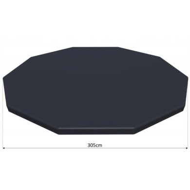 Тент для бассейна Bestway 58036 305 см Черный BES58036 фото - 8