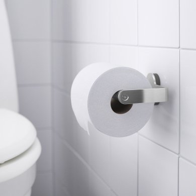 IKEA Держатель для туалетной бумаги BROGRUND (ИКЕА БРОГРУНД) 00328540 фото - 4