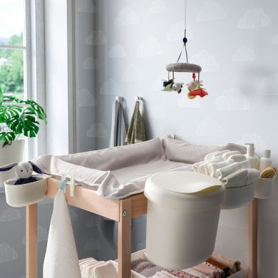 IKEA Набір навісних контейнерів для пеленального столика ÖNSKLIG (ИКЕА ÖNSKLIG) 30199283 фото - 11