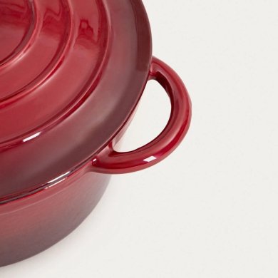 Каструля з кришкою Homla ANDREAS 4 л Бордовий 244313 фото - 3