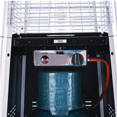 Вуличний газовий обігрівач Garden Line 227 см 5000-13000 Вт Чорний GAZ6417 фото - 4