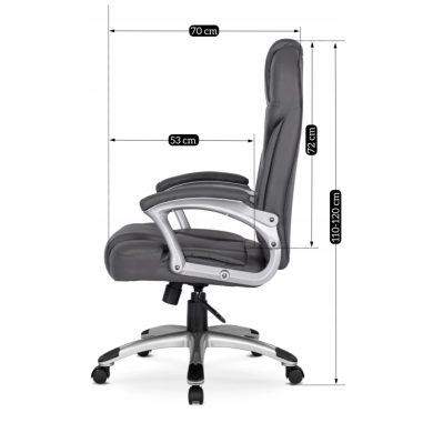 Офісне крісло Mebel Elit BARNI Сірий - 10 Офісне крісло Mebel Elit BARNI Сірий ME.BARNI/P/E/FO фото - 10