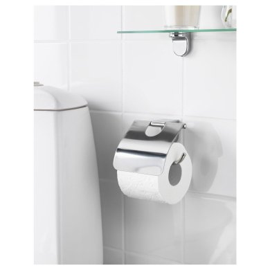 IKEA Держатель для туалетной бумаги KALKGRUND (ИКЕА KALKGRUND) 00291476 фото - 10