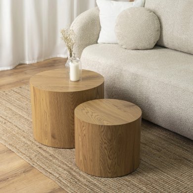 Комплект журнальних столів Mebel Elit LEILA 2 шт Дуб - 10 Комплект журнальних столів Mebel Elit LEILA 2 шт Дуб ME.LEILA/D/L фото - 10