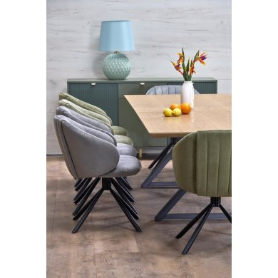 Обеденный стул поворотный Halmar K533 Пепельный V-CH-K/533-KR-POPIELATY фото - 11