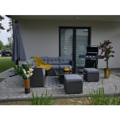 Комплект садових меблів Garden Line MARINE II Сірий ABI8212 фото - 3