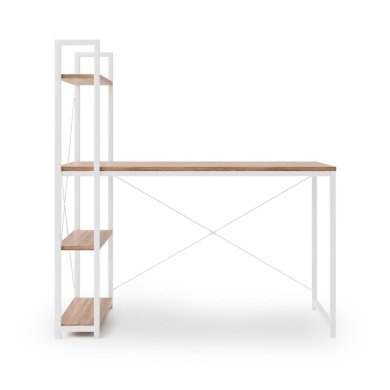 Письмовий стіл Halmar NARVIK B-1 Білий - 2 Письмовий стіл Halmar NARVIK B-1 Білий V-CH-NARVIK-B1-BIAŁY/SONOMA фото - 2