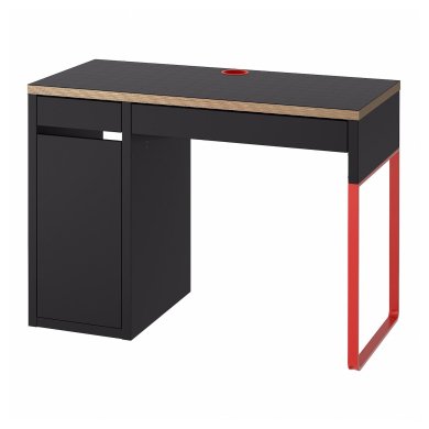 IKEA Письменный стол MICKE Антрацит (ИКЕА МИКЕ) 80489850