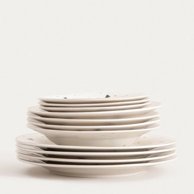 Набор тарелок Homla ZAPHIRA 12 шт Принт 242141 фото - 7