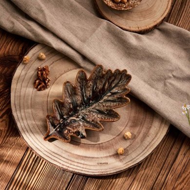 Декоративний піднос Homla CRISPO 20x11,6x2,6 см Коричневий 234589 фото - 6