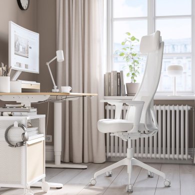 IKEA Офисное кресло JARVFJALLET Белый (ИКЕА ЖАРВФЬАЛЛЕ) 40521852 фото - 8