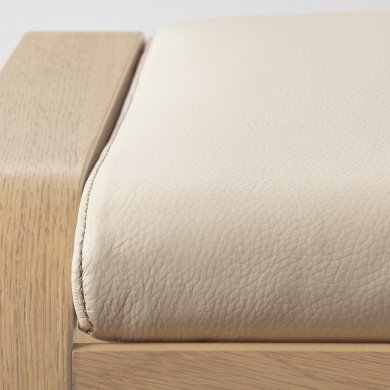 IKEA Подставка для ног POANG Кремовый (ИКЕА ПОАНГ) 09287465 фото - 3