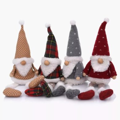 Гном Duka Nisse 25 см | Белый / Красный 1219499 фото - 3