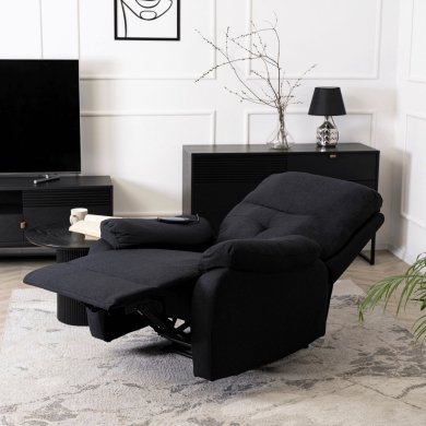 Кресло мягкое раскладное массажное с реклайнером Mebel Elit INTER 2 Черный ME.INTER2/CZ/T/FW фото - 13