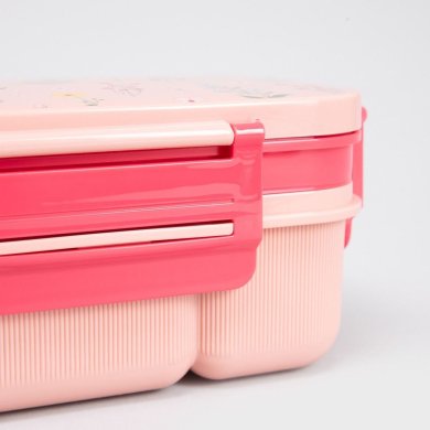 Ланч-бокс с бутылкой Homla LUSY 1,8 л + 0,5 л Розовый 240799 фото - 6