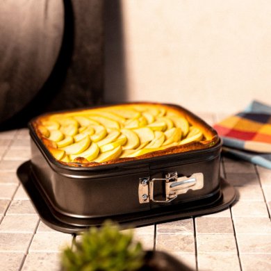 Форма для випікання Homla FEBE 24x24x8 см Чорний - 5 Форма для випікання Homla FEBE 24x24x8 см Чорний 218657 фото - 5