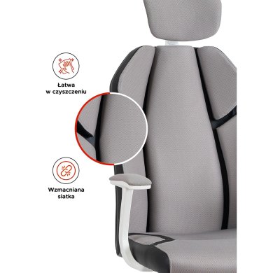 Офисное кресло Mebel Elit DUNCAN Серый ME.DUNCAN/CZ/T/FO фото - 9