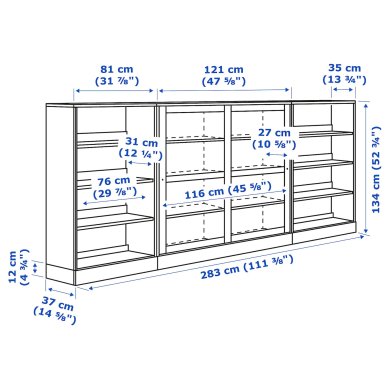 IKEA Стеллаж HAVSTA (ИКЕА HAVSTA) 59276860 фото - 10