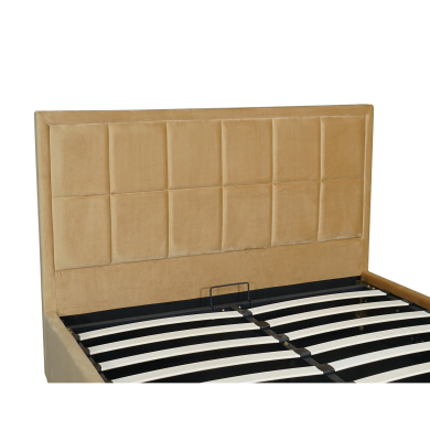 Кровать Mebel Elit CARLOS 140x200 см Бежевый - 6 Кровать Mebel Elit CARLOS 140x200 см Бежевый ME.CARLOS/140/BZ/V/LOZ фото - 6