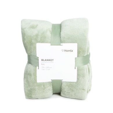 Плед Homla ROTE 150x200 см Фисташковый 212931 фото - 3