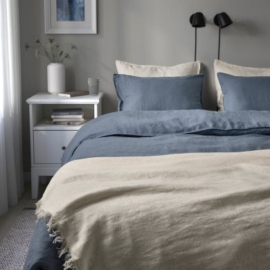 IKEA Плед DYTAG 130х170 см Кремовий (ИКЕА ДИТАГИ) 20542105 фото - 3