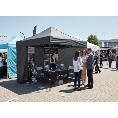 Садова альтанка Garden Line 3x3 м Сірий NAM9031 фото - 22