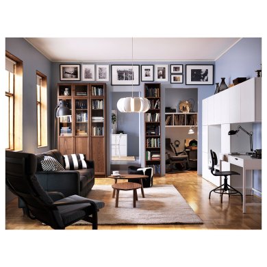 IKEA Вітрина BILLY/OXBERG (ИКЕА БИЛЛИ/ОКСБЕРГ) 59177624 фото - 13