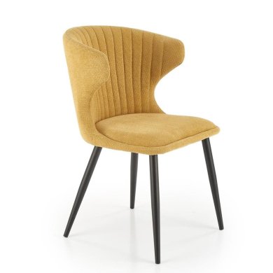 Обідній стілець Halmar K496 Гірчичний - 2 Обідній стілець Halmar K496 Гірчичний V-CH-K/496-KR-MUSZTARDOWY фото - 2