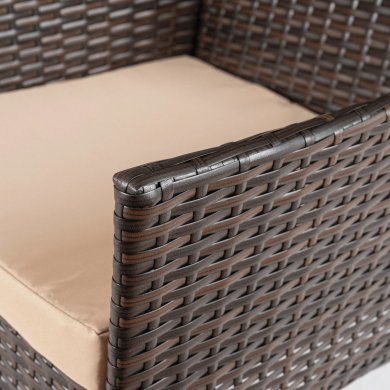 Комплект садових меблів Mebel Elit MORADO Коричневий ME.MORADO/BR/RT/OGR/ZES фото - 6