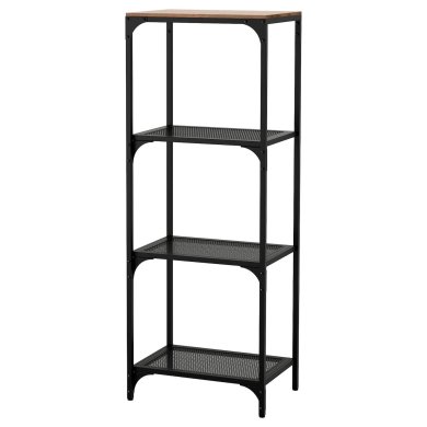 IKEA Стеллаж FJALLBO Черный (ИКЕА FJÄLLBO) 70342199