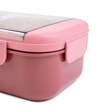 Ланч-бокс з столовими приборами Homla KLODI 1,1 л Бордовий 218075 фото - 4